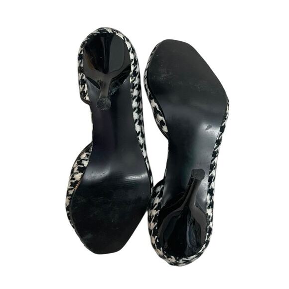 Steve Madden Black and White Houndstooth Heels - Picture 7 of 7